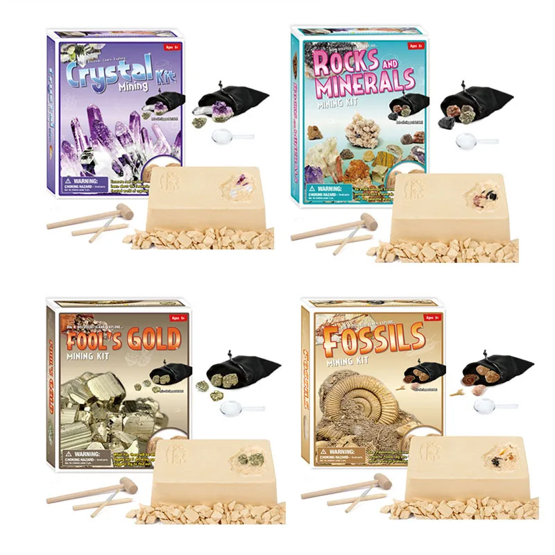 Conjunto de simulación de excavación, juego de simulación de excavación, ciencia, exploración, gemas del Tesoro, juego de minería, regalos de montaje