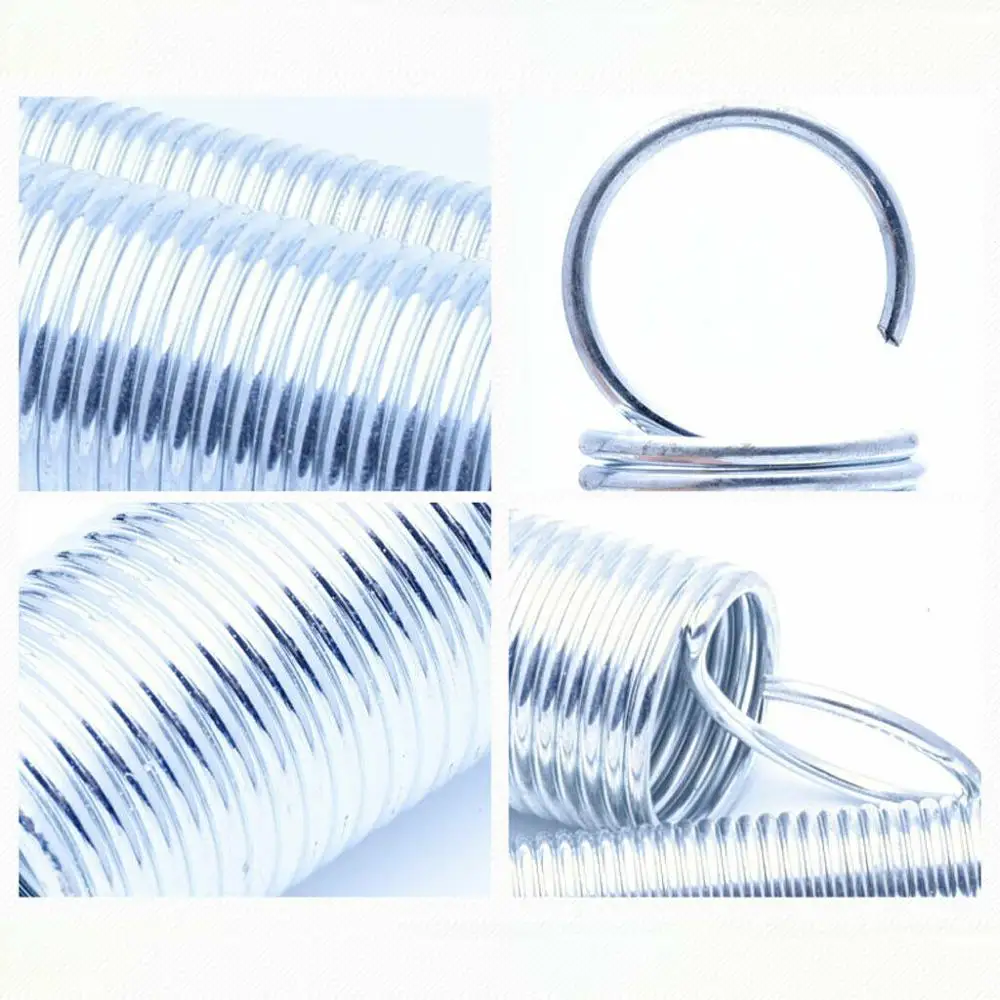 5 шт., белый цинк, S крюк, цилиндрический, спиральный, удлиненный ...