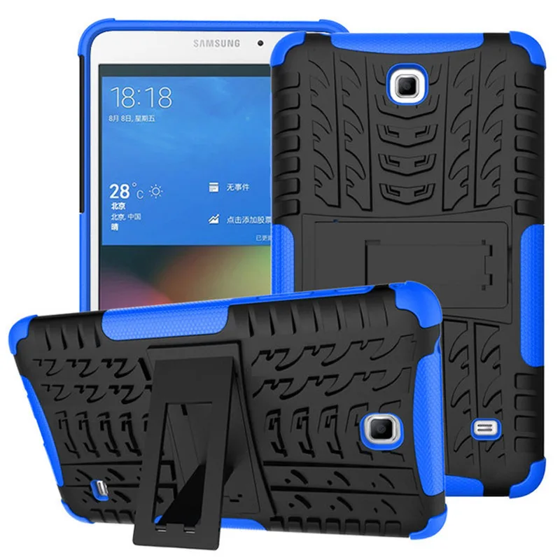 

Silicone TPU+PC Armor case For Samsung Galaxy Tab 4 7.0 SM-T230 T235 T231Rugged Hybrid Tablet Protective Case +FilmPen
