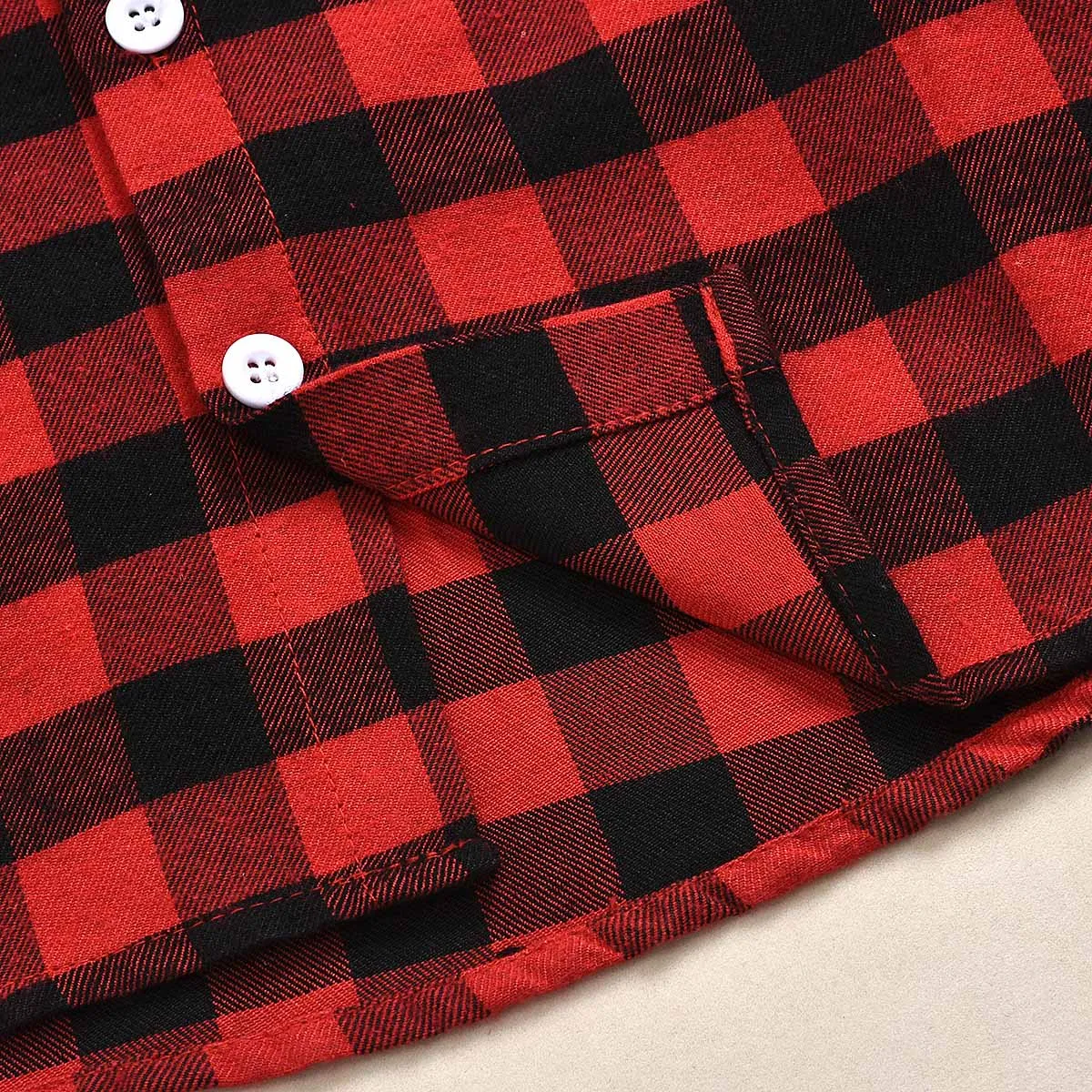 Focusnorm 2-7 Years Cute Toddler Kid Baby Boy Girl Hooded Top T-shirt Sweatshirt Outerwear Plaid Coat