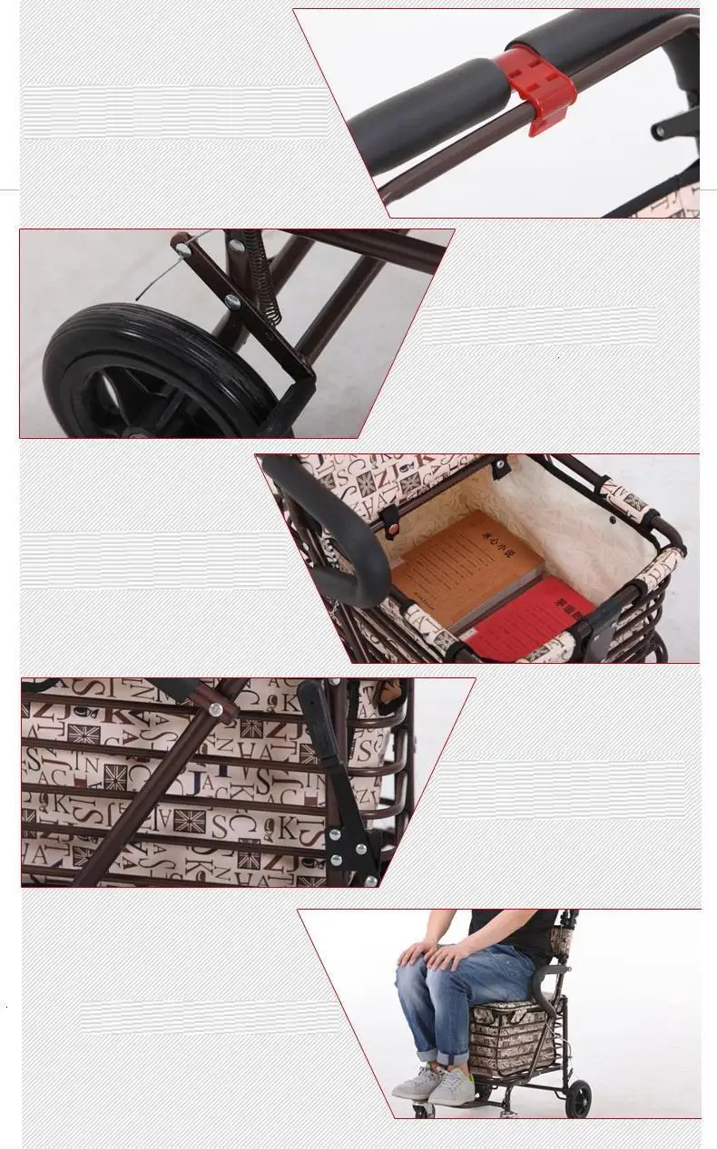 La carito Compra Keuken Verdulero winkelwgen Koszyk Shopping De Courses Avec roulets Table Chariot Roulant Кухонная Тележка