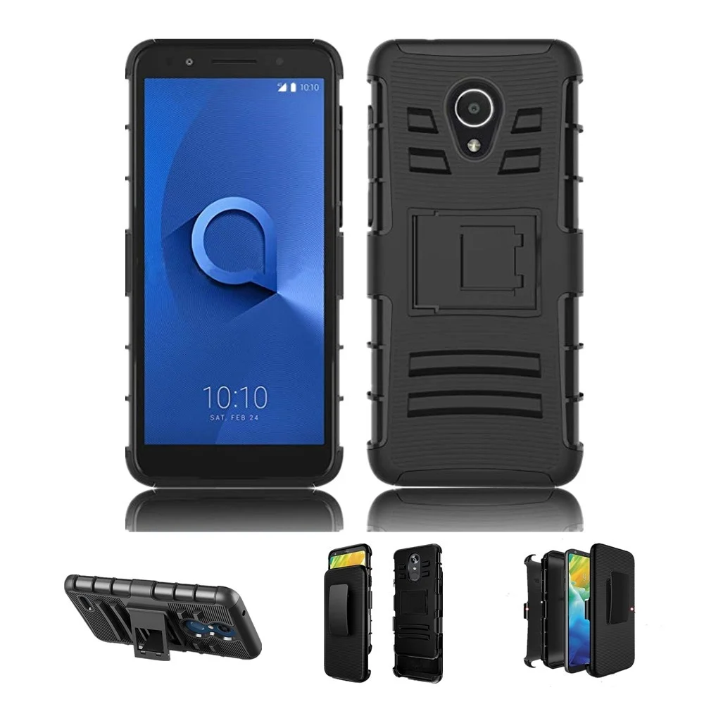 Жесткий чехол накладка на ремень для Alcatel 1X Evolve Tetra 7 3 3V 2019 T Mobile Revvl Plus 2|Бамперы| |