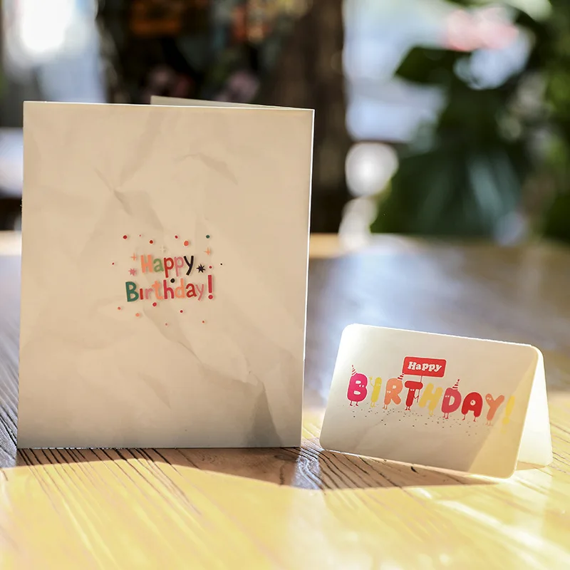  3D Pop Up Dream Cake Greeting Card Christmas Birthday New Year Invitation - 4000581444413