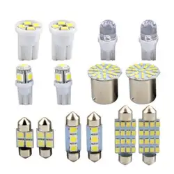 14 шт. T10 5050 5SMD 2835 4SMD 5050 4SMD 8 внутренний свет X ошибок светодиодный внутренний свет комплект посылка для BMW X3 E83 аксессуары