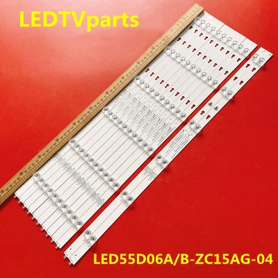 LED Backlight strip 6 Lamps For Haier 55'' TV Q55X31J LE55Q6500U LED55D06A-ZC15AG-04 LED55D06B-ZC15AG-04 30355006205 4 spotlight ceiling light
