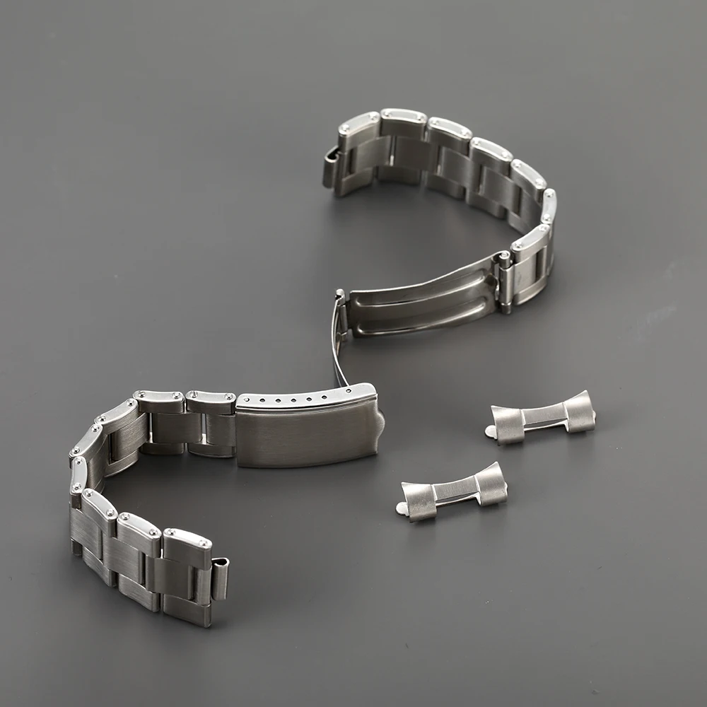 Bracciale rivetto ostrica Aftermarket in acciaio inossidabile 316L 20mm  compatibile per orologio Rolex e Seiko|Watchbands| - AliExpress