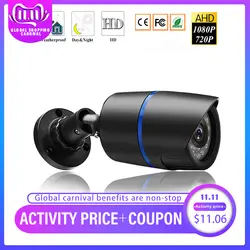 HD 1080 P 2MP AHD камера безопасности Открытый водостойкий массив инфракрасного ночного видения Пуля CCTV аналоговая камера наблюдения