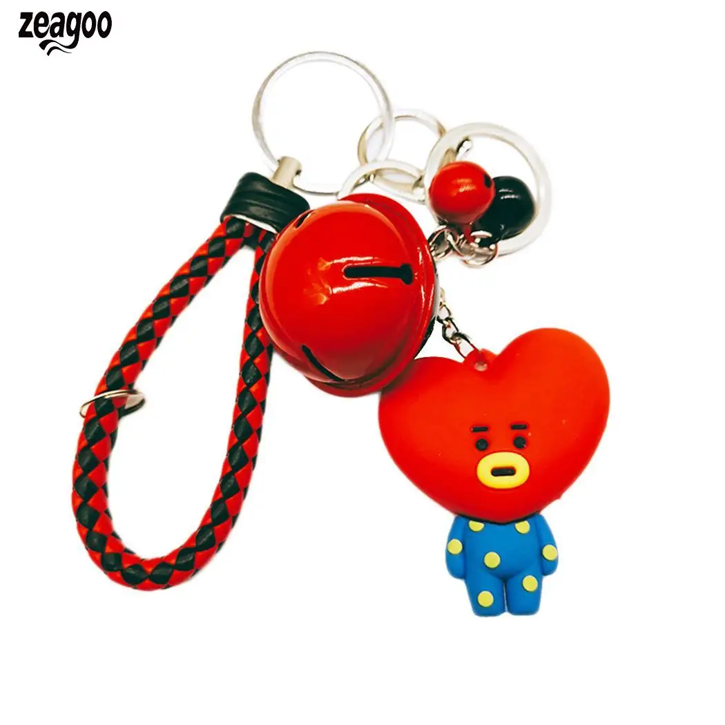 

Cute Animal Shape Bell Key Chain Bag Decoration Keyring Holder Holder, Accessory