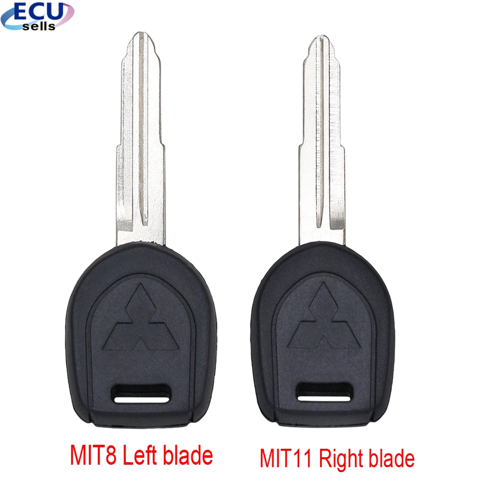 Carcasa transpondedor llave de coche para Mitsubishi Eclipse Endeavor Galant Lancer Grandis i-miev llave remota MIT11R / MIT8 hoja