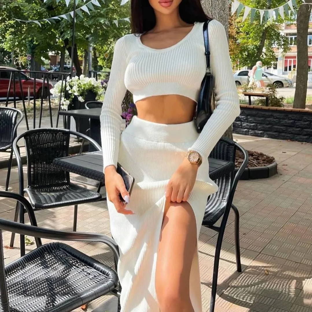 Tossy New Knit Two Piece Set Women 