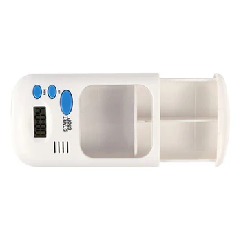 

Newest Mini Portable Pillbox Electronic LED Alarm Intelligent Clock Reminder Pillboxs First Aid Promotion