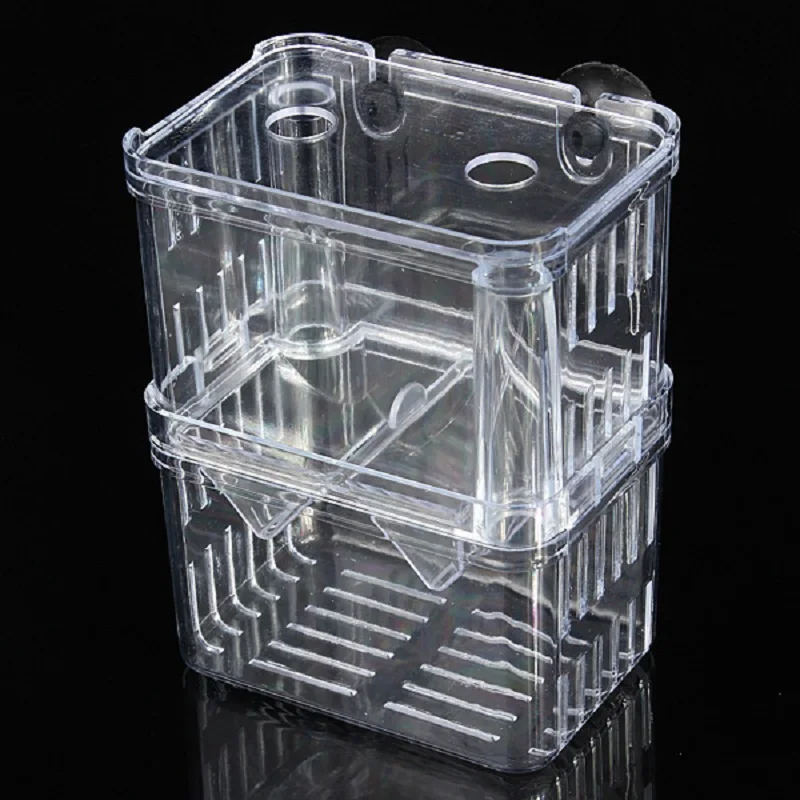 

Clear Acrylic Breeding box Fish breeding Isolation Hanging Multi Function Aquarium Accessories box Young Fish box Drop shipping