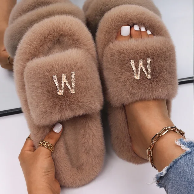 pink brown white fur slides