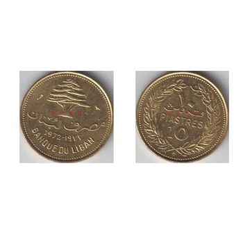 

10 piastres lebanon coins100% Real Original Coin Uncirculated Unc Collect Coins
