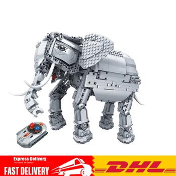 

7107 1542PCS Reative Animal RC Remote Control Elephant Electric Model Building Blocks Bricks for Children Toys Children Gifts