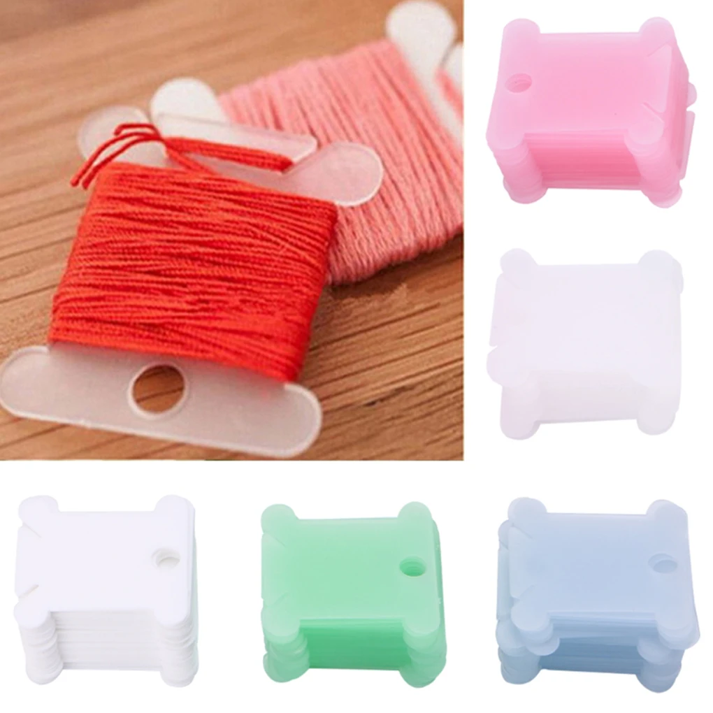 Hot Sale Embroidery Floss Craft Thread Bobbin Cross Stitch Plastic Storage Holder Sewing Needlecraft Affordable