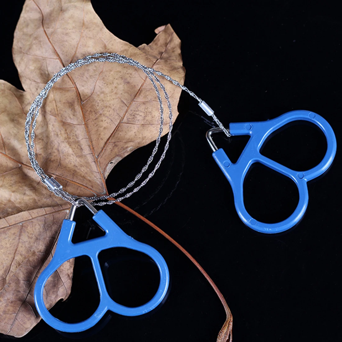 Portable 73cm Stainless Steel Wire Saw Camping Hiking Travel Outdoor Emergency Survive Tool Wire Kits Crafting multi purpose saw hand saw handheld saw