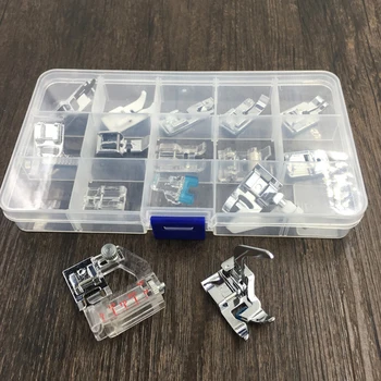 

Newcomdigi 11 pcs/set Multifunction Sewing Machine Feet Presser Foot Spare Parts Accessories