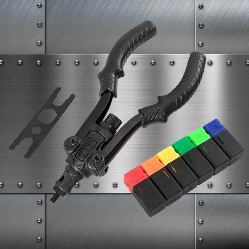 

Prolonged Durable M3-M10 Electric Rivet Nail Gun Riveting Adapter for Cordless Drill Riveter Gun Skill Manufacture Drill Adapter