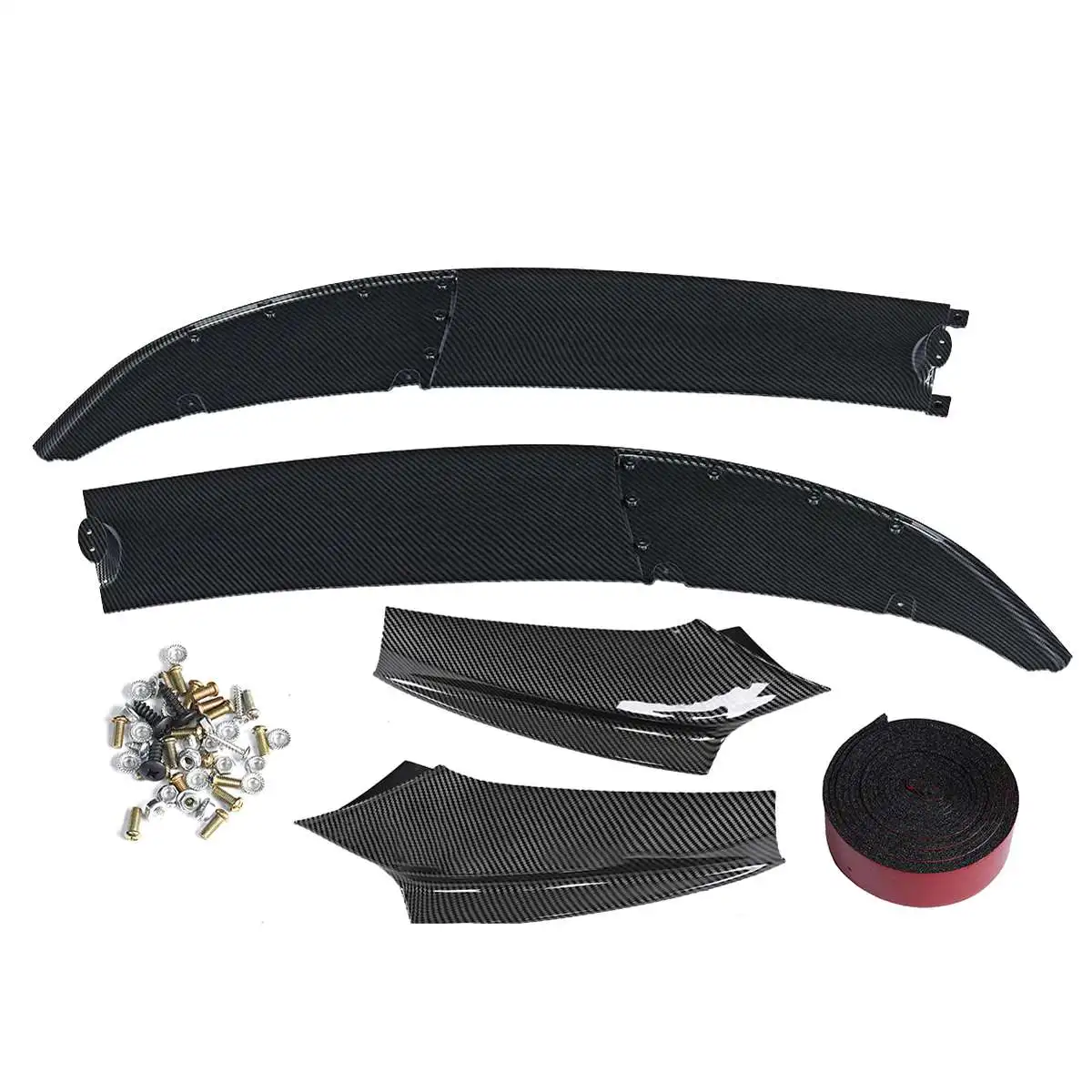 New 4x Car Front Bumper Lip Diffuser Splitters Body Kit Aprons Cover Guard Trim For BMW F10 5 Series 535i 528i M Sport 2011-