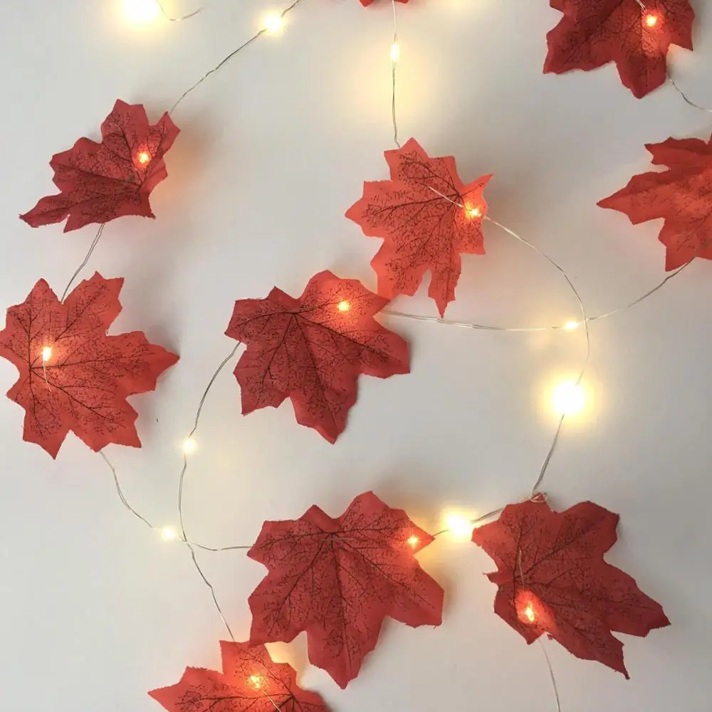 Рисунок 4 - Гирлянда в виде кленовых листьев