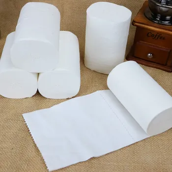 

12pcs Roll Paper Tissue Paper Roll 4 Layer Thickened Household Paper adult and baby Healthcare Kits ousehold Toilet paper#27
