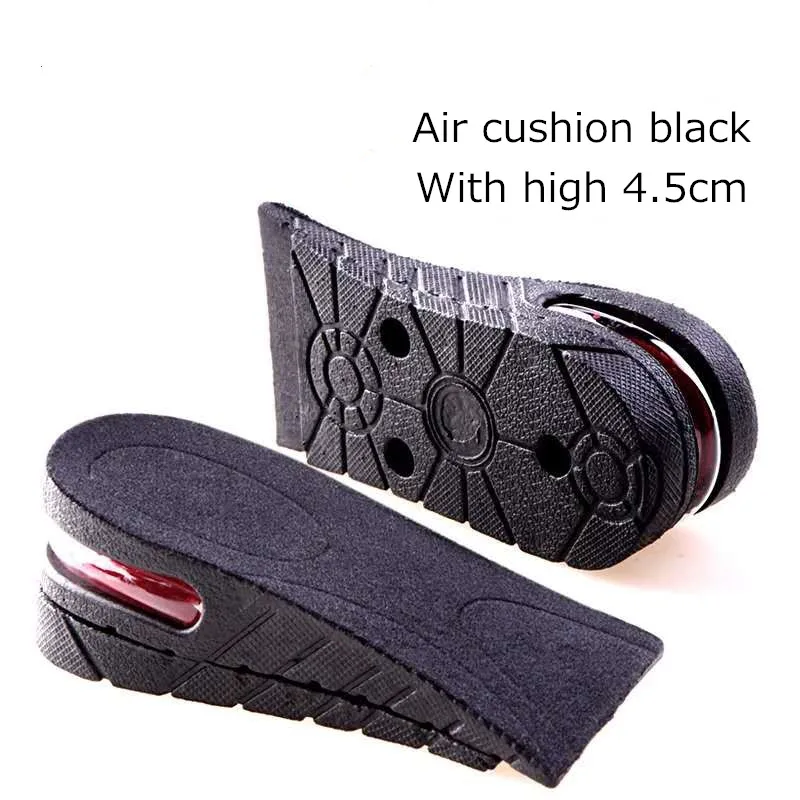 Half Insole 4.5cm 1 пара кроссовки на воздушной подушке Лифт стельки обрезки 4-Слои воздуха со шнуровкой; обувь, визуально увеличивающая рост стельки лифт комплект вставки для Для мужчин Для женщин - Цвет: Half Insole 4.5cm