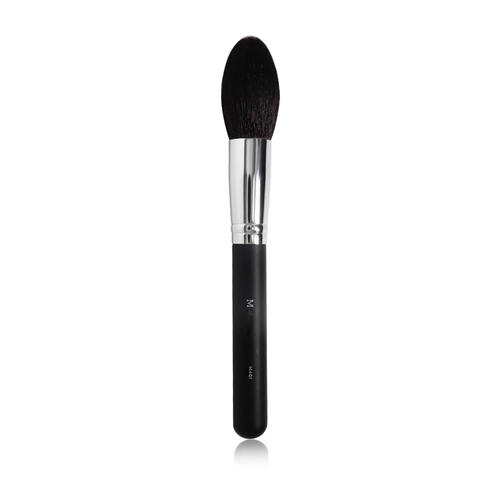 

M401 Black Long Handle Goat Hair Flame Shape Tapered Blusher Powder Makeup Brush