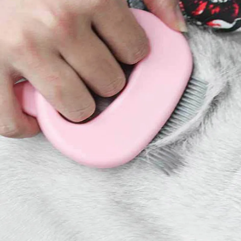 Массажная щетка для домашних животных в форме раковины, массажный инструмент для ухода за домашними животными для удаления распущенных волос только для кошек