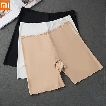 

3pcs Xiaomi Women Safety Shorts Woman Sexy Pants Nylon High Waist Female Panties Girls Anti Emptied Underwear Slimming Plus Size