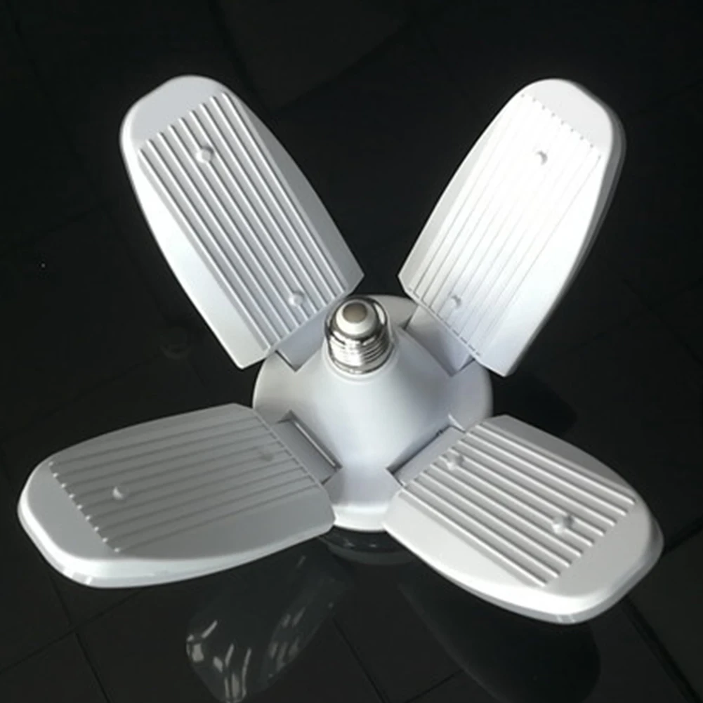 E27 60W Warehouse Led Deformable Garage Light Industrial Lighting No Flicker Ceiling Multipurpose Adjustable Angle Foldable