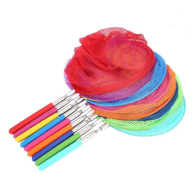 Нержавеющая сталь Дети рыболовные сети игрушки открытый расширяемый кемпинг |