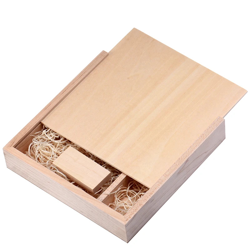 JASTER USB2.0 Maple Box(170*170) флэш-диск орех ручка привода 128 Гб 4 г 8 г 16 г 32 г 64 г U диск Свадебный памятный Подарочный логотип - Цвет: Maple with box