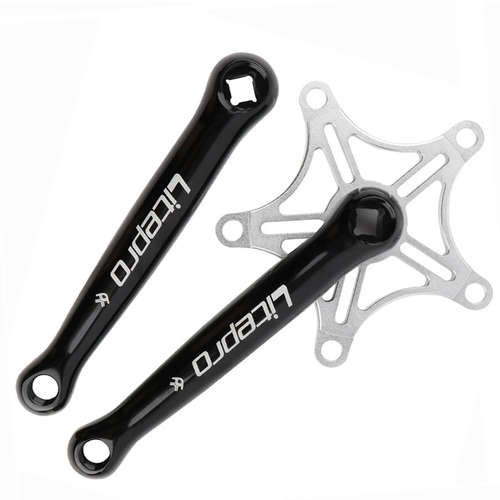 170mm Crankarms 130 BCD  Folding Bike Crankset for Single  Bike,