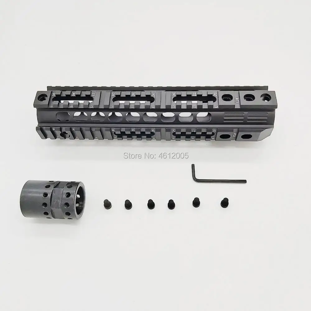 9 дюймов noveske Quad Rai для ar15 handguard 4 Вивер Пикатинни винтовка Бесплатная плавающая