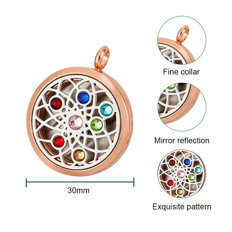 

1pc Tree Shaped Aroma Pendant Diffuser Charm Pendant for Essential Oil Aromatherapy Diffuser Necklace Jewelry Women Gift