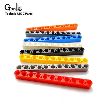 

10Pcs/lot Technic Beam 1x11 Non-toxic Plastic Parts Liftarm MOC Building Blocks Bricks Toys Compatible with 32525 Technic Parts