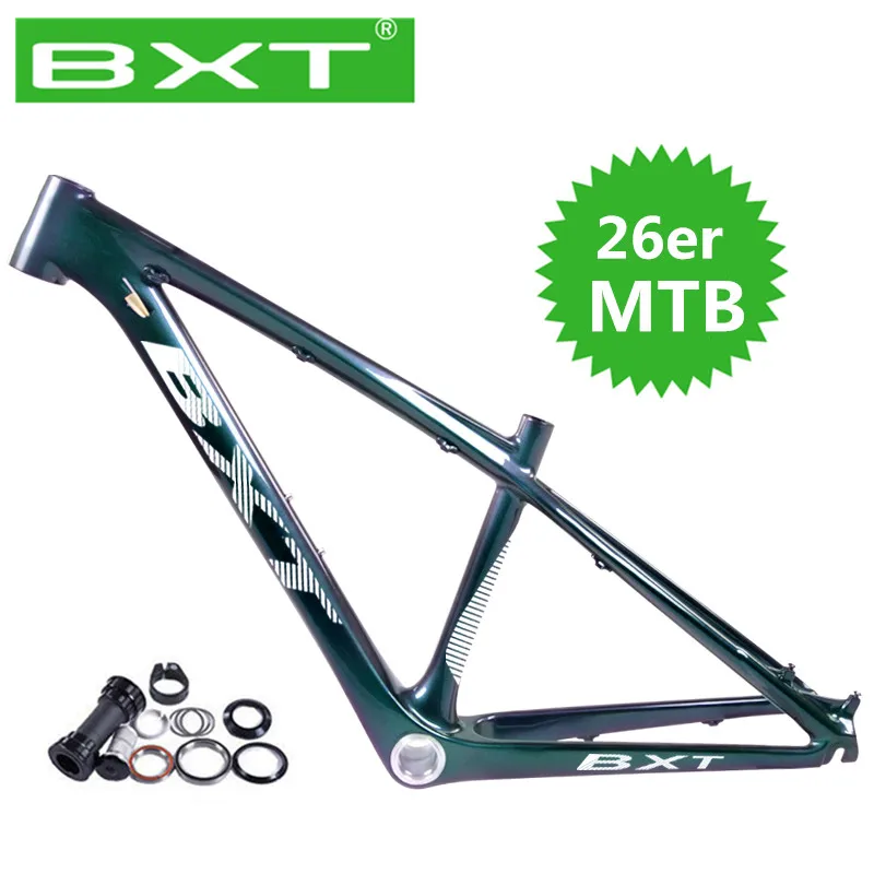 2020 BXT 26er MTB рама 14 дюймов 3K матовая/глянцевая Ультралегкая детская для горного