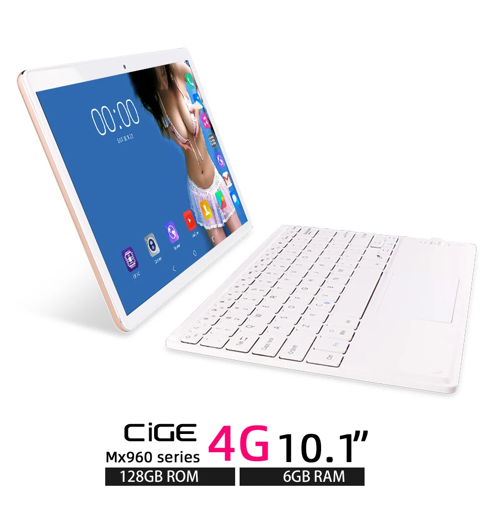 CIGE Mx960 10 дюймов планшеты плюс Android 8,0 Восьмиядерный 6 Гб/128 ГБ 1280*800 2.5D ips экран wifi SIM 4G LTE фаблет планшетный ПК 10,1