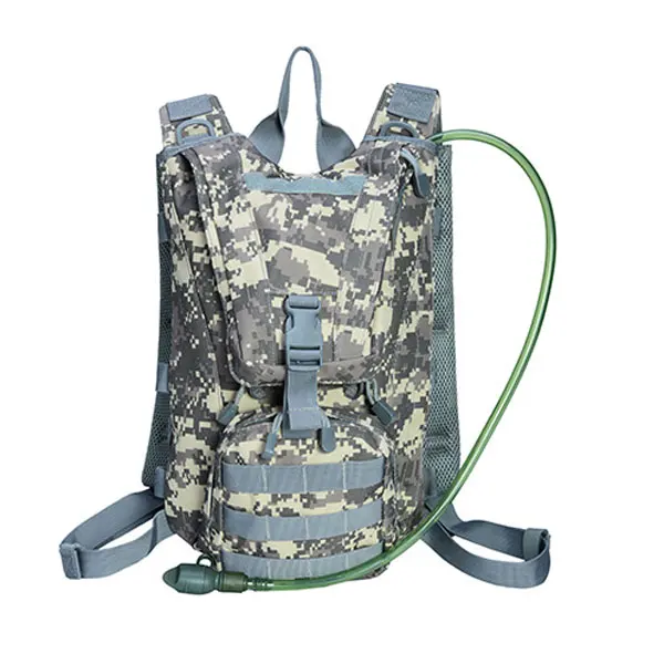 ACU no water bag Военный тактический рюкзак сумка для воды Водонепроницаемый уличный гидрационный рюкзак армии восхождение Пеший туризм для верховой езды кемпинг спальный мешок с мочевого пузыря - Цвет: ACU no water bag