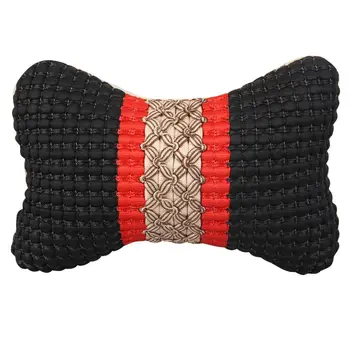 

Car Summer Silk Beaded Car Headrest Neck Pillow Car Headrest Neck Protective Auto Safety Neck Pillow