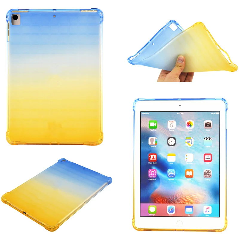 Чехол для iPad 10 2 2019 ТПУ прозрачный силиконовый ударопрочный чехол Apple 7th поколения