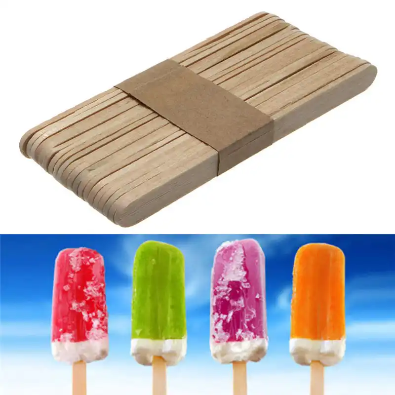 wooden ice lollies