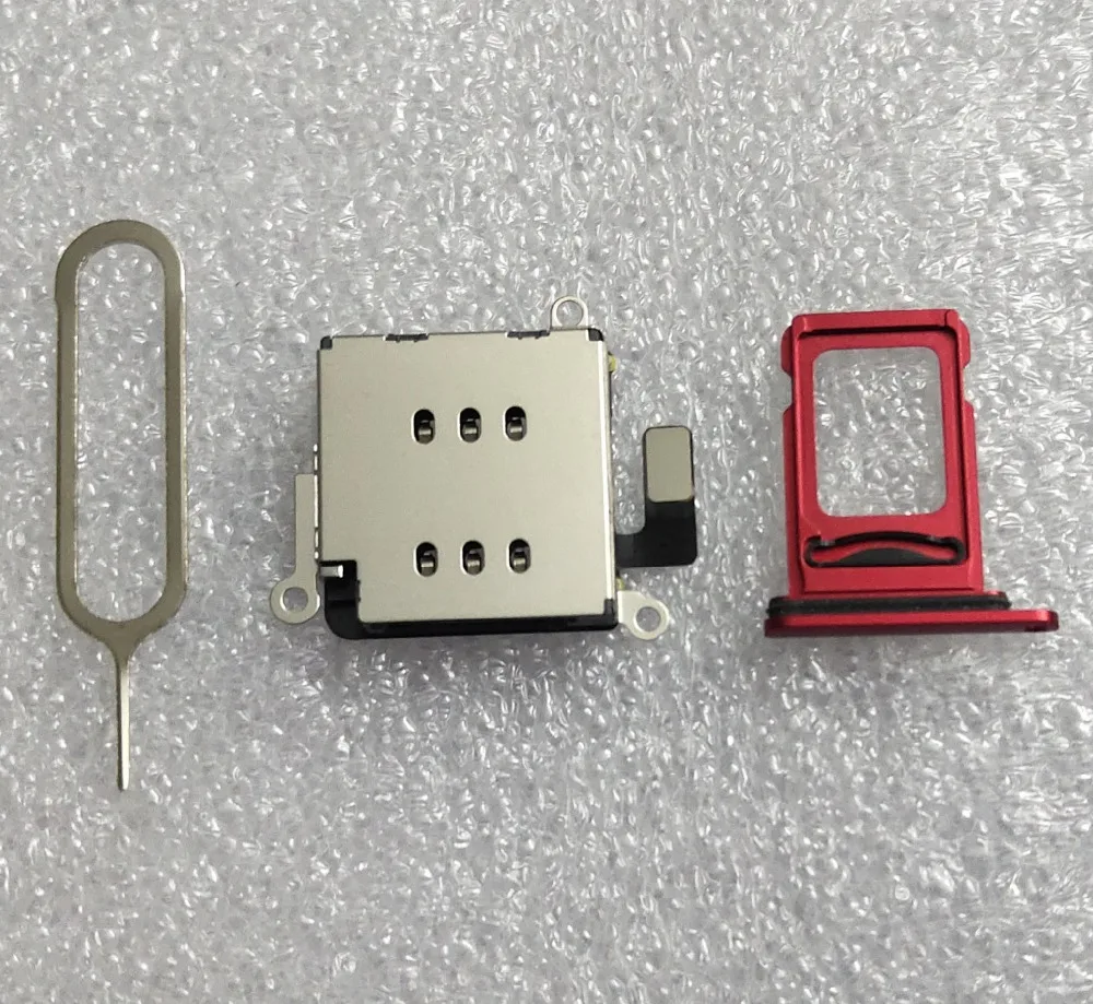 iPhone 11 SIM card flex cable red 01