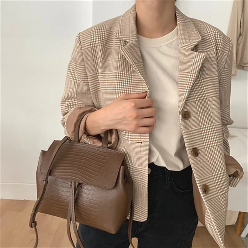 South Korea CHIC Simple Loose-Fit Handsome Trend Casual Suit Jacket