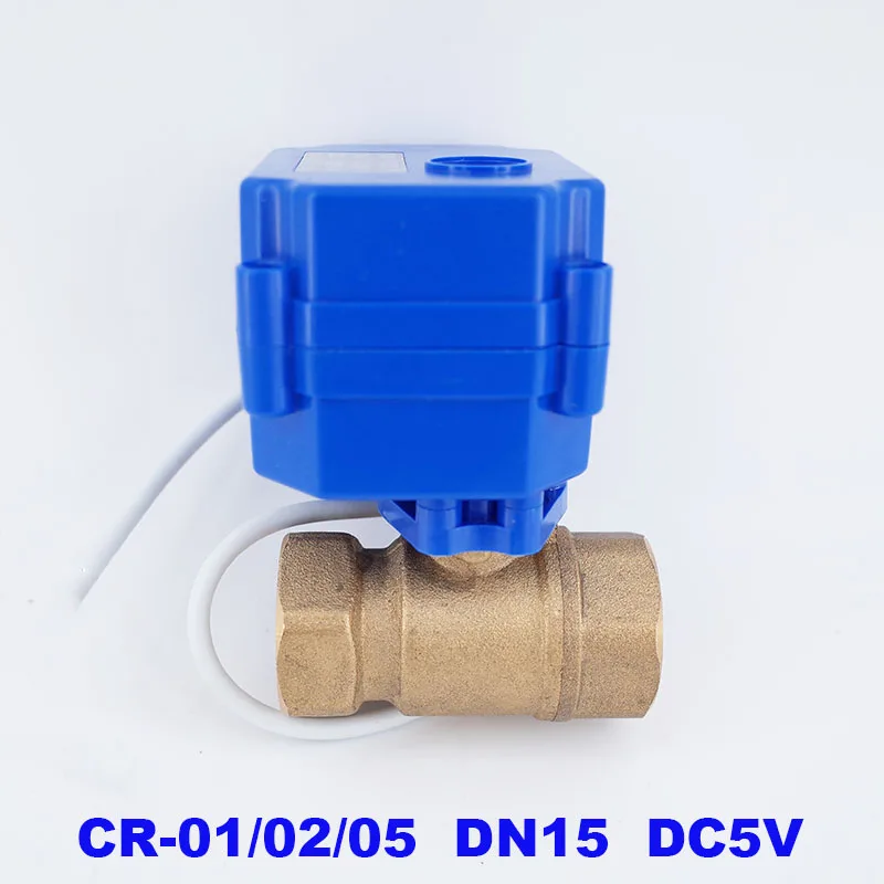 1/2 &quotDN15 DC5V латунный моторизованный шаровой клапан 2 сторонний Электрический | Пневматические компоненты -32452987230