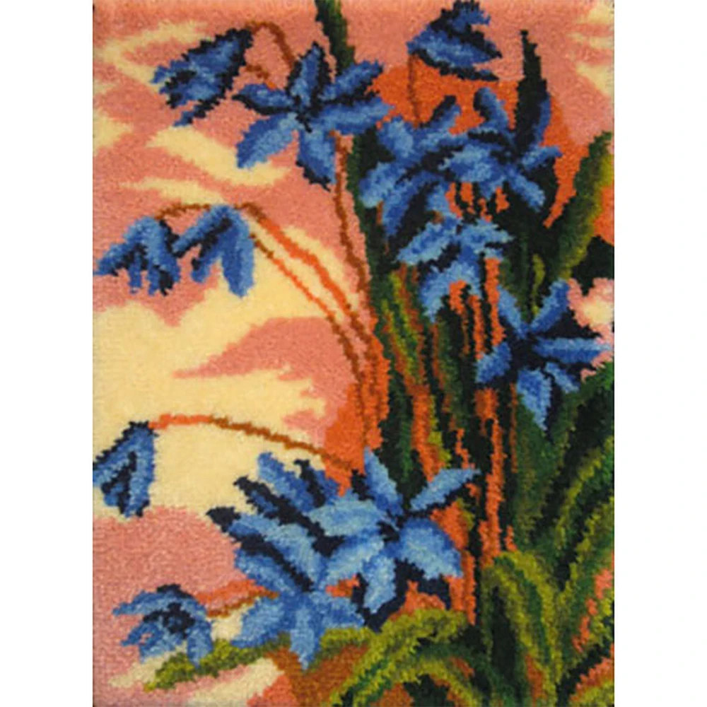 

Crafts for adults with Pre-Printed Pattern Latch hook rug kits Foamiran for needlework Cross stitch kits do it yourself Flower
