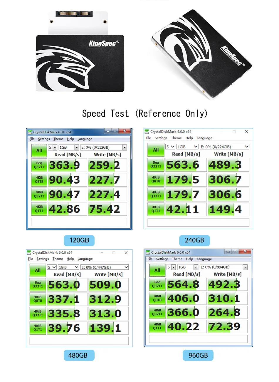 KingSpec-Unidade interna de estado sólido para desktop