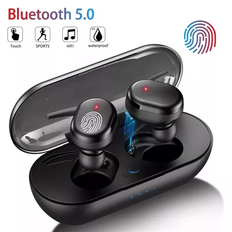 Беспроводные стереонаушники-вкладыши Bluetooth 5 0 водонепроницаемые