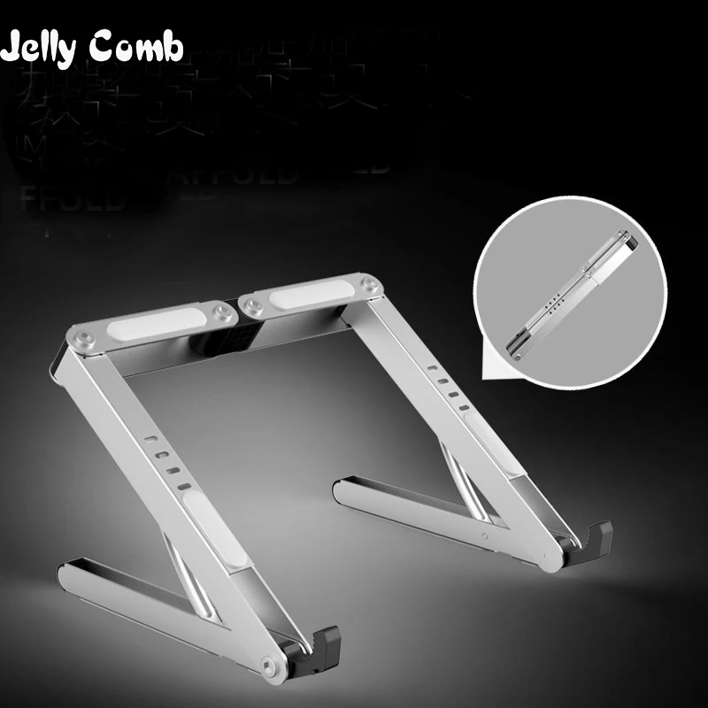 

Jelly Comb Tablet Laptop Stand Portable Aluminum Alloy Folding Stand for Notebook MacBook Computer Bracket Holder Adjustable